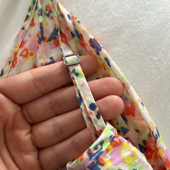 BCBGeneration Floral Print Ruffle Romper - Picture 8 of 10